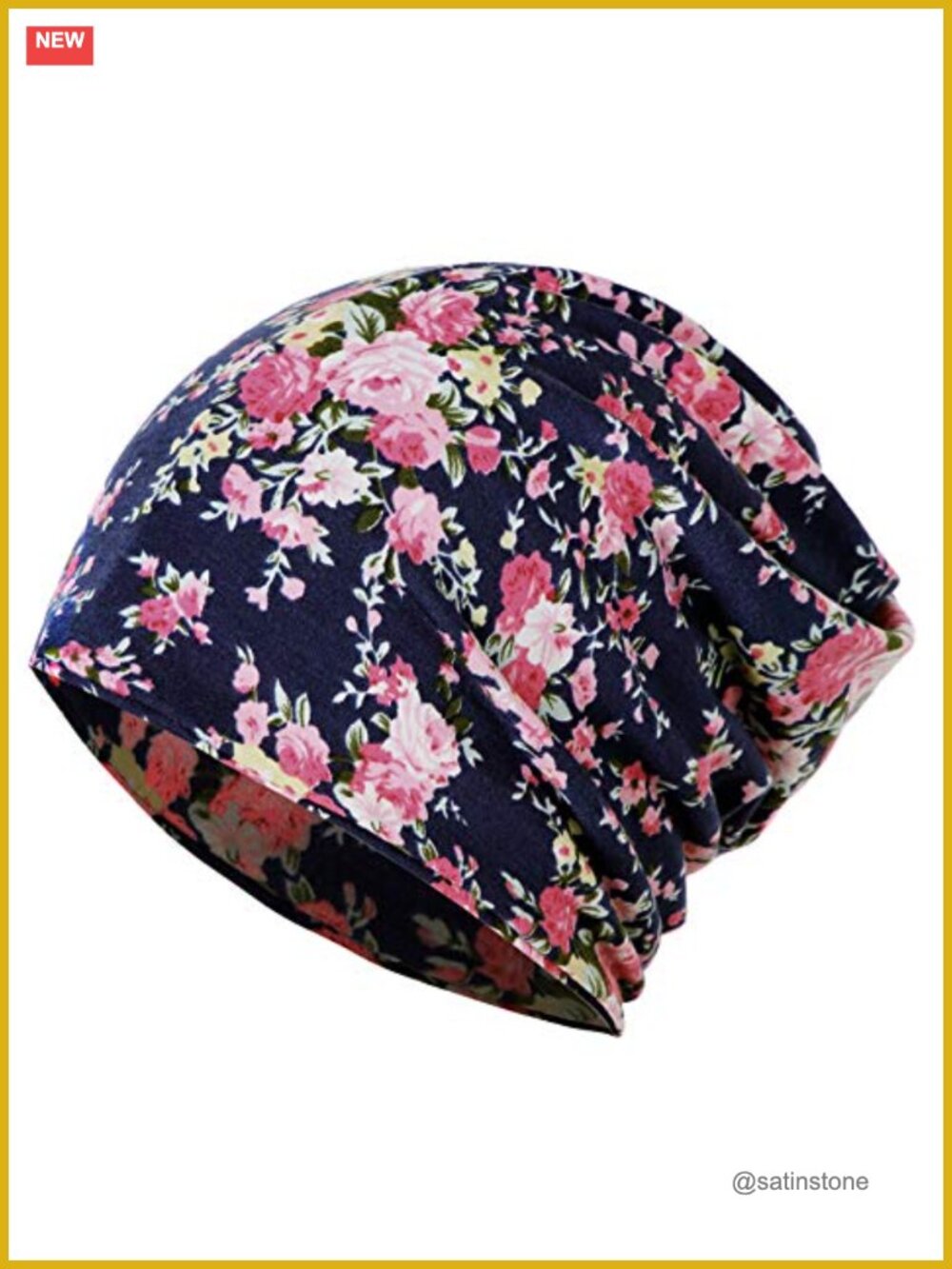 Womens Slouchy Beanie Soft Chemo Headwear Breathable Open Top Cap